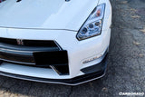 2012-2016 Nissan GTR R35 DBA Mines Style Carbon Fiber Front Canards