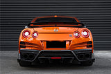 2008-2023 Nissan GTR R35 CBA DBA EBA TS Style Rear Bumper With Diffuser