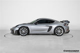 2017-2025 Porsche 718 Cayman Boxster GT4 And GT4RS Convert GT4RS Style Autoclave Carbon Fiber Rear Bumper Winglets