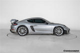 2017-2025 Porsche 718 Cayman Boxster GT4 And GT4RS Convert GT4RS Style Autoclave Carbon Fiber Rear Bumper Winglets
