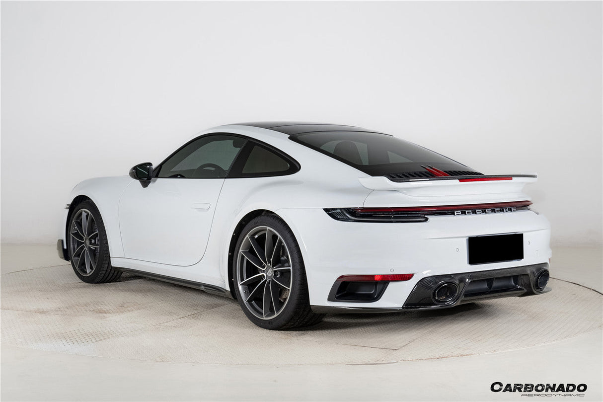 2020-2026 Porsche 911 992.1 | 992.2  Carrera | Targa Turbo SD Style Autoclave Carbon Fiber Side Skirts | Fits 4, 4S, GTS, T, Cabriolet