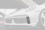 2020-2024 Porsche 911 992.1 Turbo S And Turbo S Cabriolet 9D Style Autoclave Carbon Fiber Front Bumper Air Vent Trim