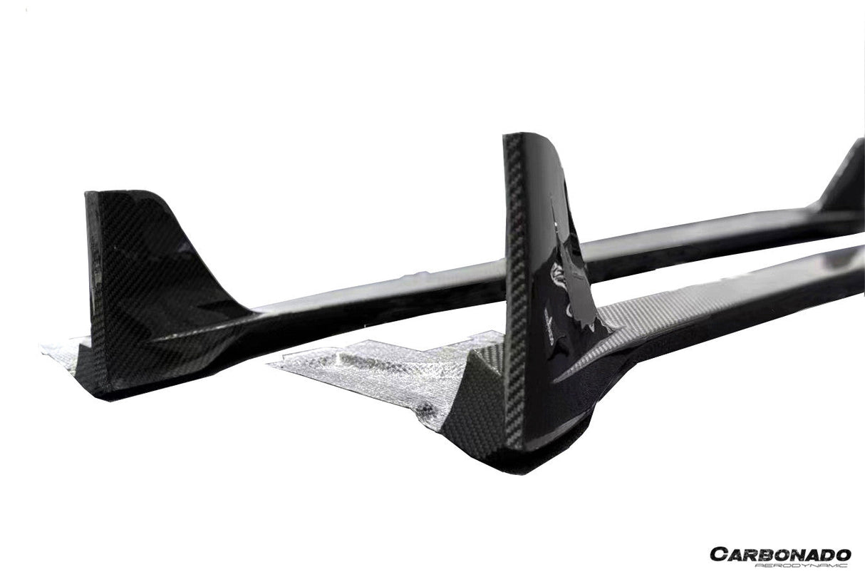 2020-2024 Porsche 911 992.1 Turbo S And Turbo S Cabriolet 9D Style Autoclave Carbon Fiber Side Skirts