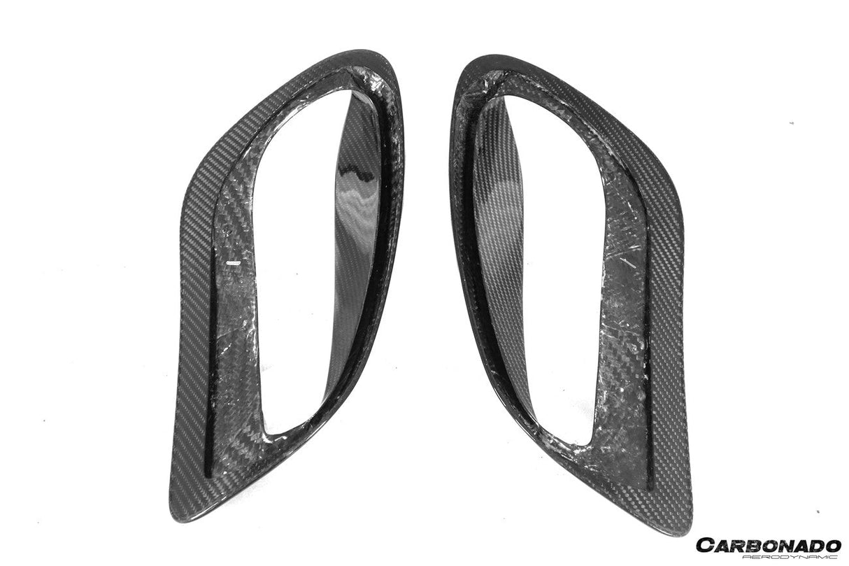 2019-2024 Porsche 911 992 TurboS TA Style DRY Carbon Fiber Quarter Panel Side Scoops