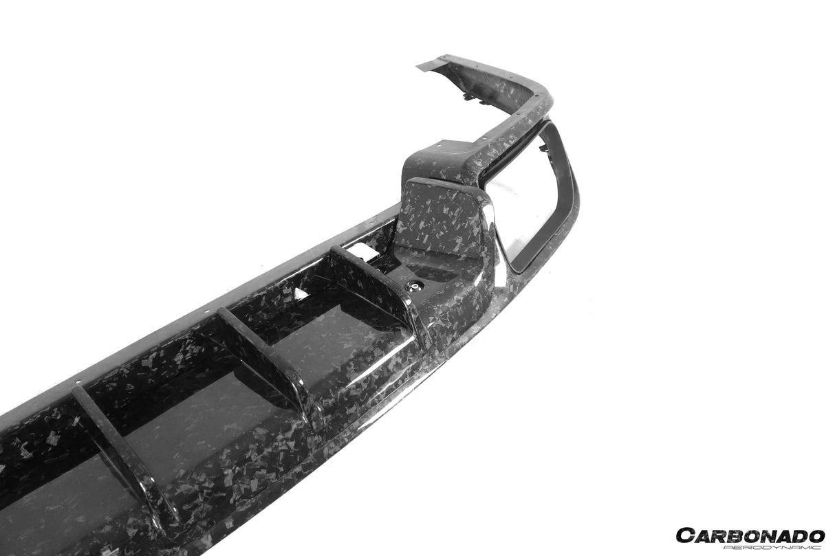 2018–2026 Porsche Cayenne 9Y0 9YB Autoclaved Carbon Fiber Rear Diffuser Carbonado (KT)  Fits: All Cayenne  Cayenne Coupé Full Range