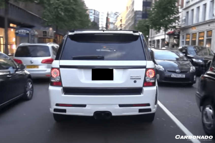 2010-2012 Land Rover Range Rover Sport M style Mid-Exhaust Rear Lip