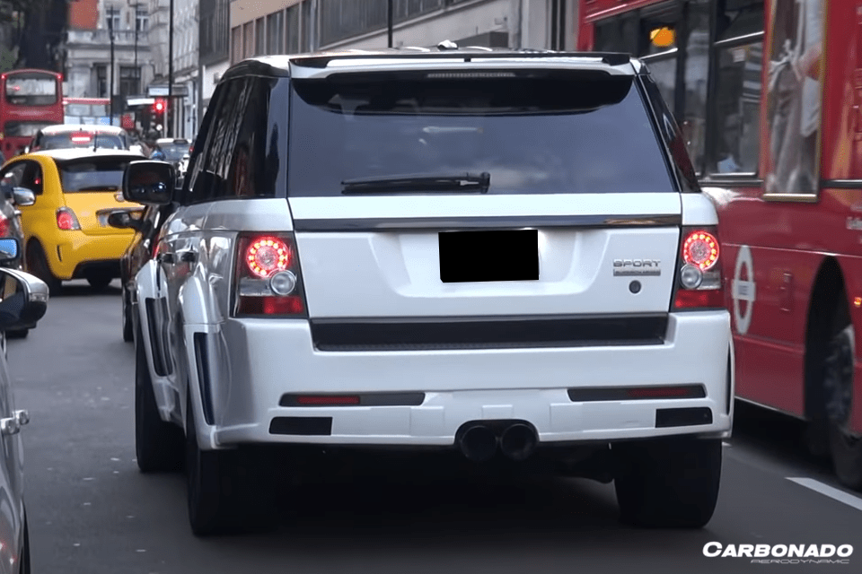 2010-2012 Land Rover Range Rover Sport M style Mid-Exhaust Rear Lip