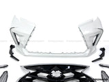 2021-UP Toyota Sienna Thunder Style PP Front Bumper with Lip and Grills and LED Light