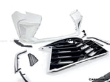 2021-UP Toyota Sienna Thunder Style PP Front Bumper with Lip and Grills and LED Light