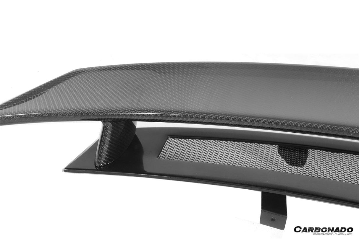 2016-2025 Audi R8 GEN2 Coupe ONLY GT Style Carbon Fiber Trunk Wing with Base
