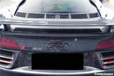 2016-2025 Audi R8 GEN2 Coupe ONLY GT Style Carbon Fiber Trunk Wing with Base