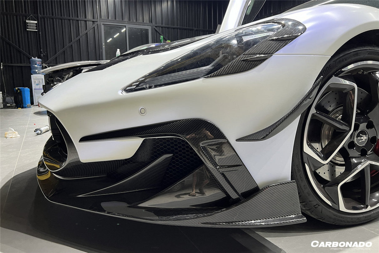 2020-2025 Maserati MC20 MSY Style DRY Carbon Fiber Front Lip