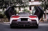 2020-2024 Maserati MC20 MSY Style DRY Carbon Fiber Rear Diffuser with Brake Light