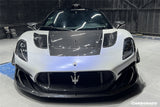 2020-2025 Maserati MC20 MSY Style DRY Carbon Fiber Front Bumper Canards