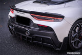 2020-2024 Maserati MC20 MSY Style DRY Carbon Fiber Rear Diffuser with Brake Light