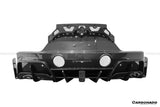 2020-2024 Maserati MC20 MSY Style DRY Carbon Fiber Rear Diffuser with Brake Light