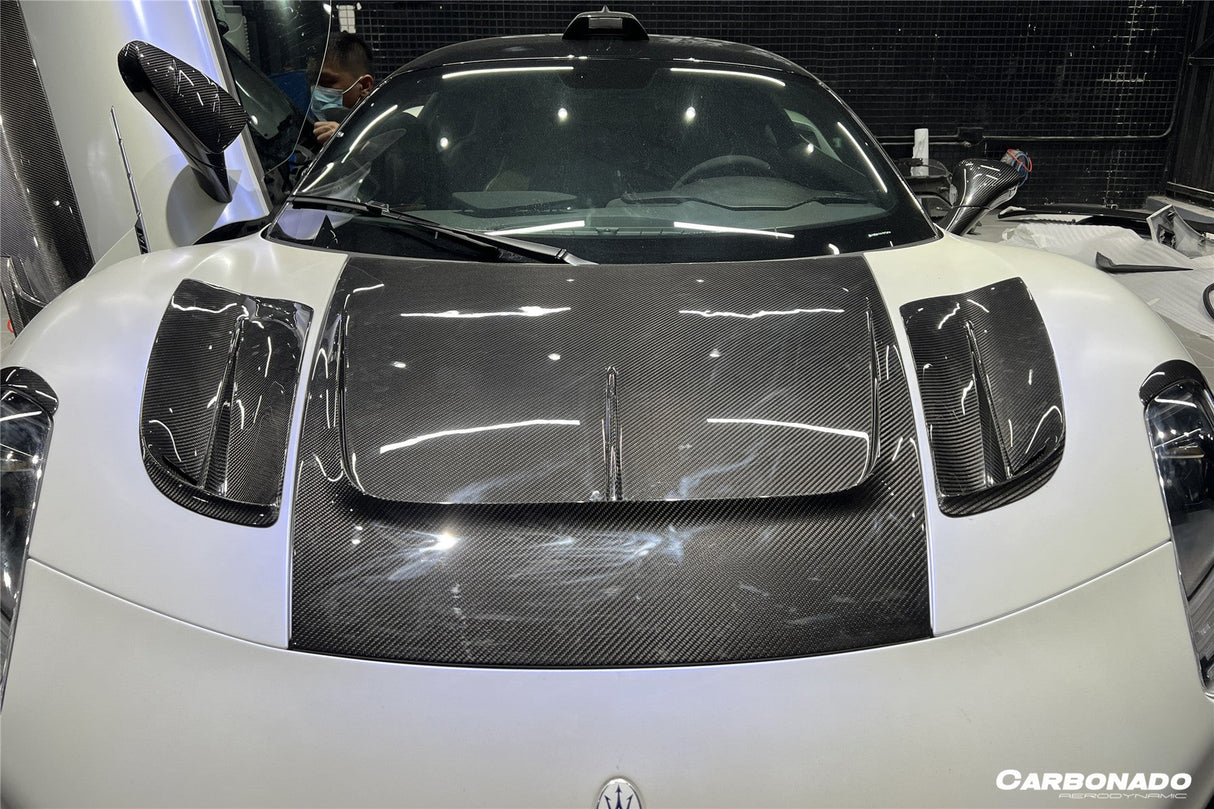 2020-UP Maserati MC20 MCPura MSY Style DRY Carbon Fiber Fender Vents