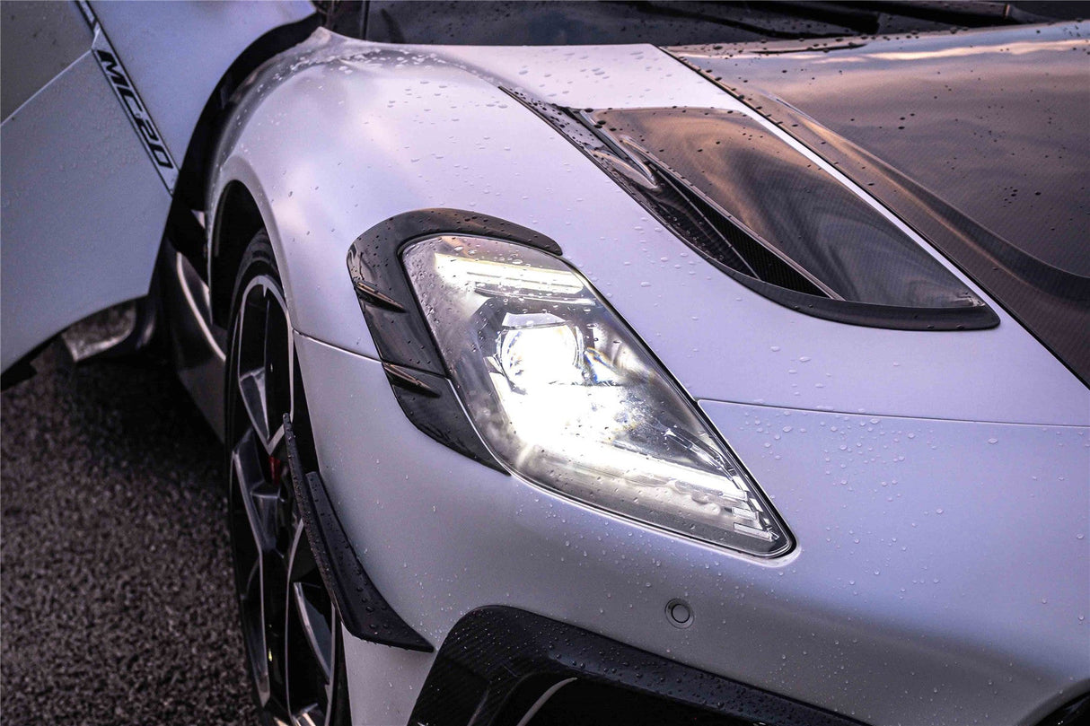 2020-UP Maserati MC20 MCPura MSY Style DRY Carbon Fiber Fender Vents