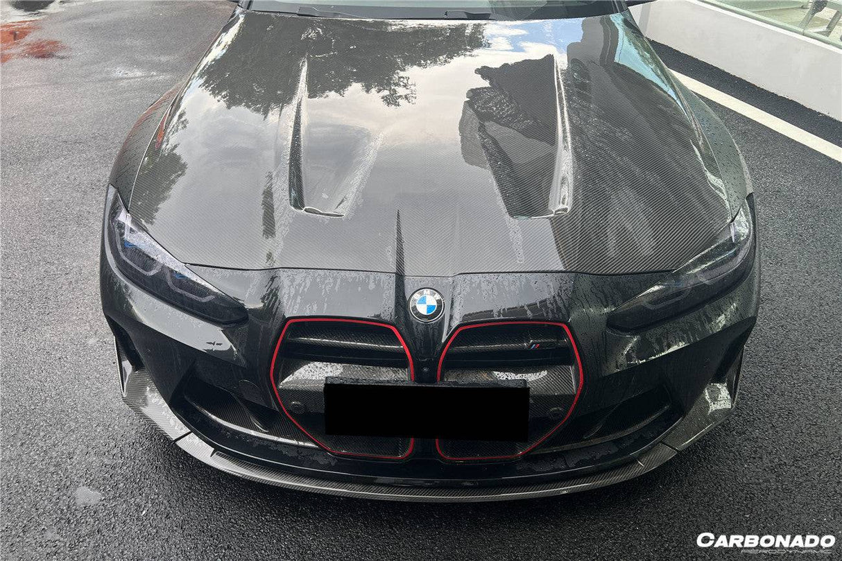 2021-UP BMW M3 G80 G81 M4 G82   G83 CSL Style Dry Carbon Fiber Fornt Lip
