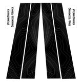 Topographic B Pillar Overlays - 2024+ Land Cruiser / GX 550