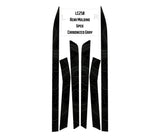 Topographic Rear Trim Overlays (6pcs) - 2024+ Land Cruiser / GX 550