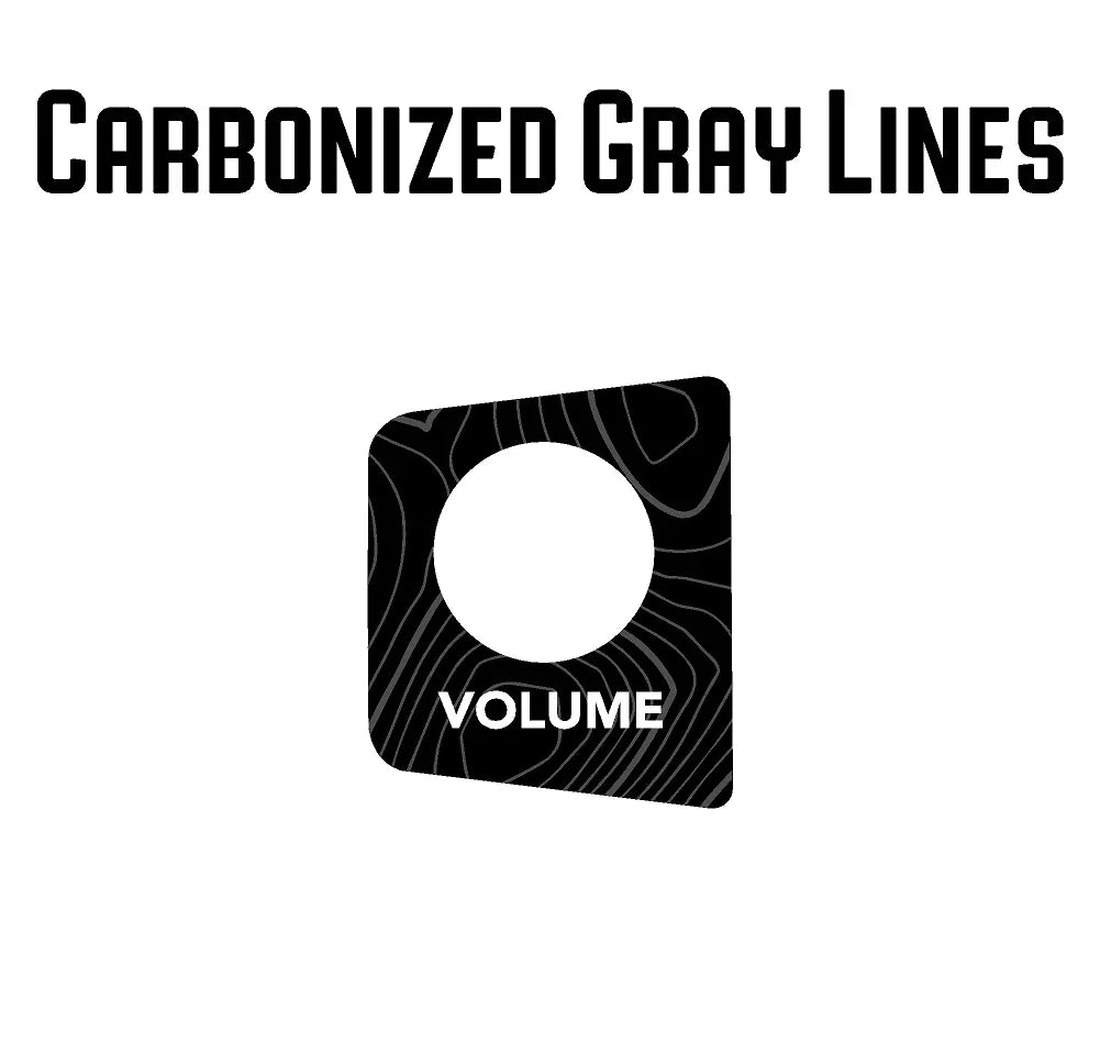 Topographic Volume Button Trim Cover - 2024+ Land Cruiser