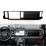 Real Carbon Fiber Dashboard Cover For 2021+ Ford Bronco