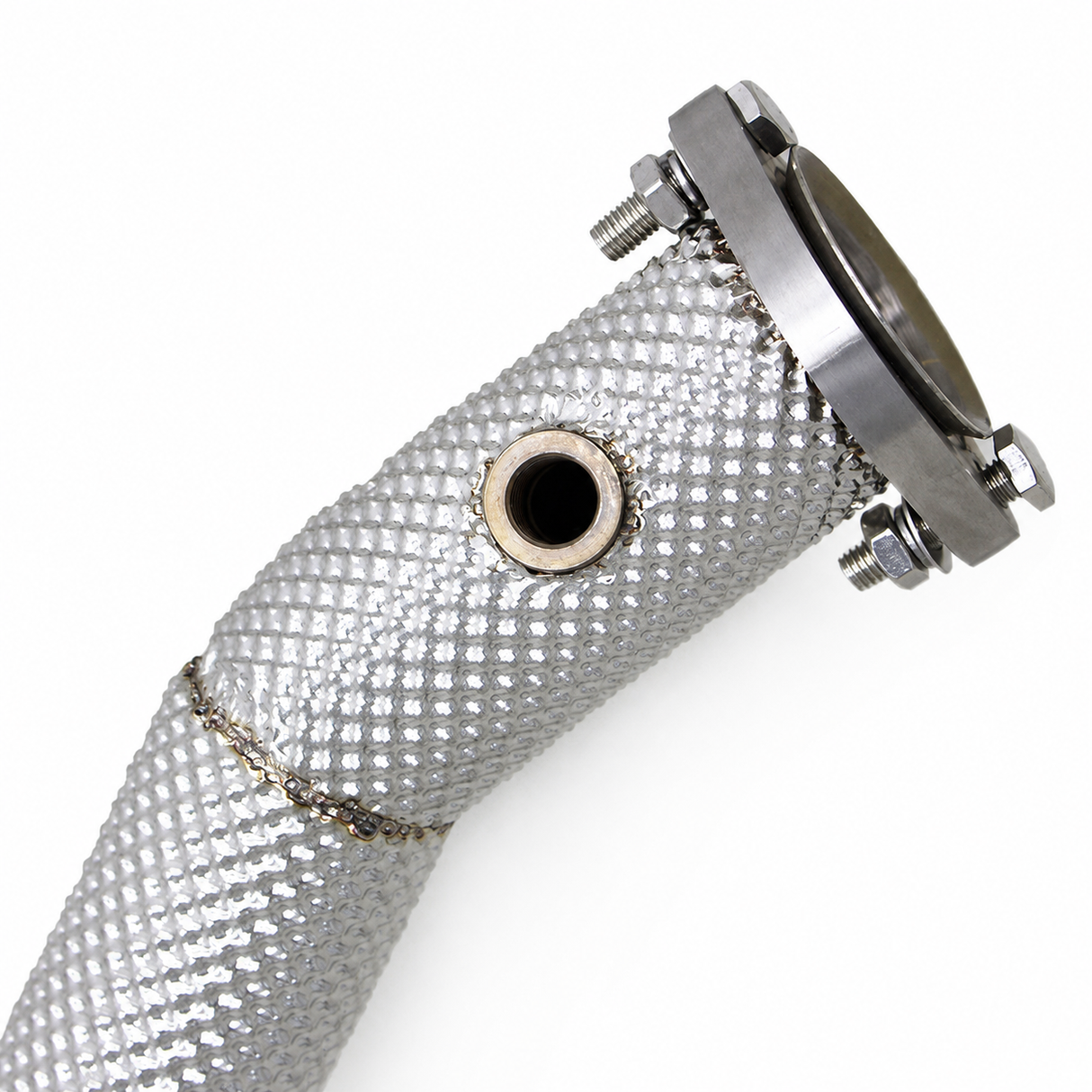 High‑Flow Catted Stainless Steel Downpipe for Mercedes Benz S63 AMG W222 5.5T