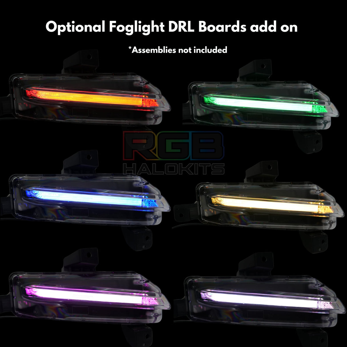 Chevrolet Camaro Flow Series Multicolor DRL Boards (2016-2018)