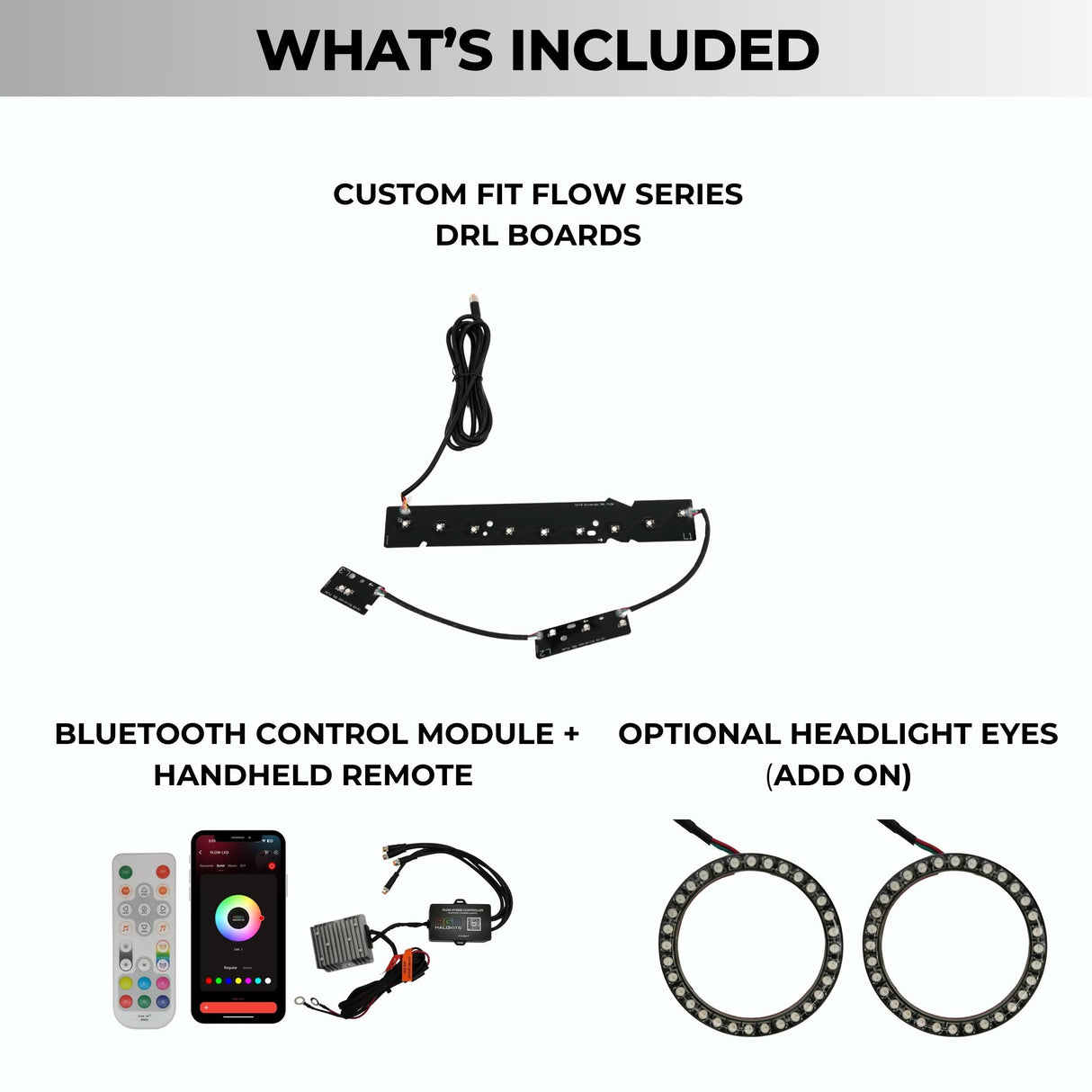 Chevrolet Silverado Multicolor Flow Series DRL Boards (2016-2018)