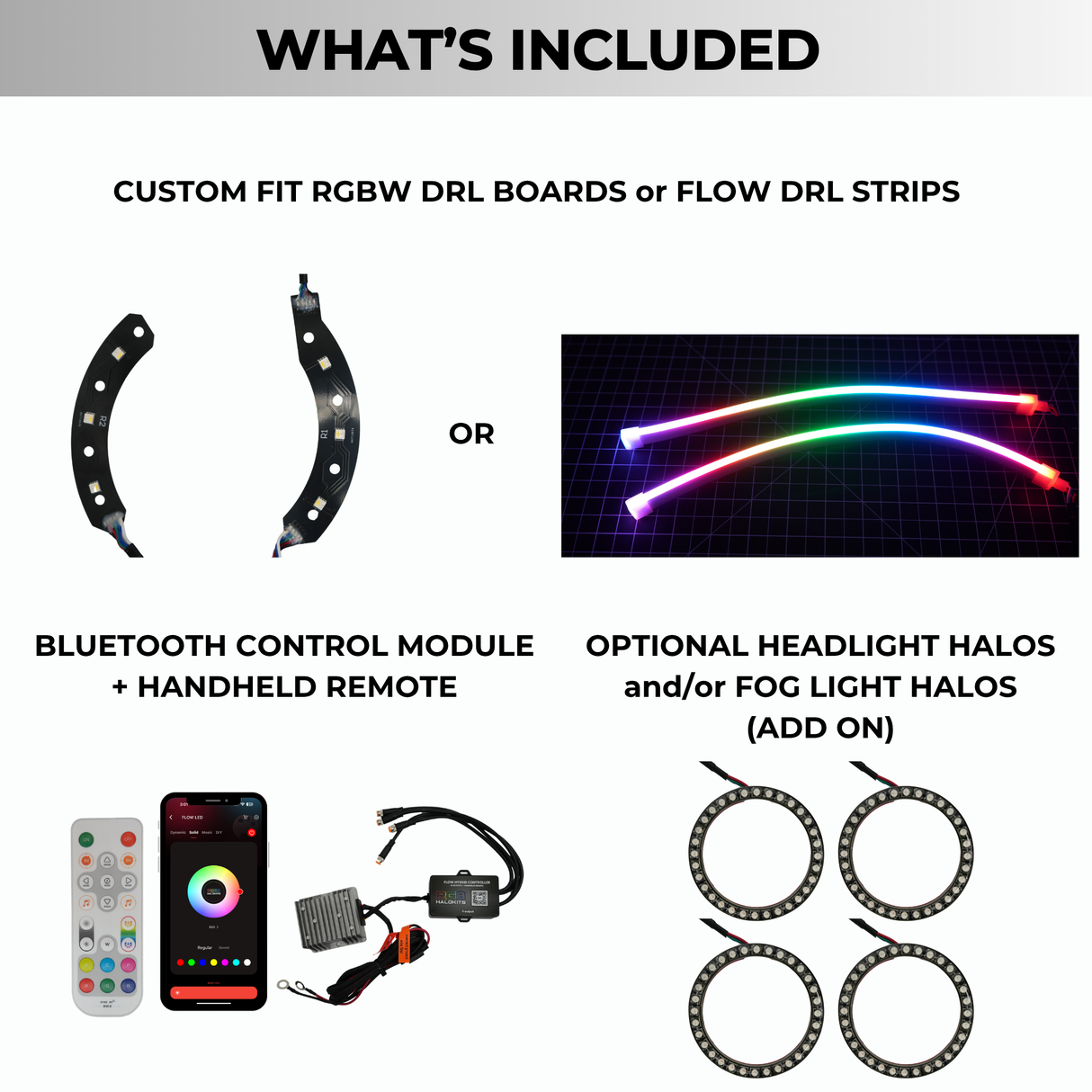 Chevrolet Camaro RS/SS Multicolor DRL Boards (2014-2015)