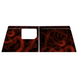 Topographic Map Premium Print Vinyl Rolls (3' or 6') - Matte Finish