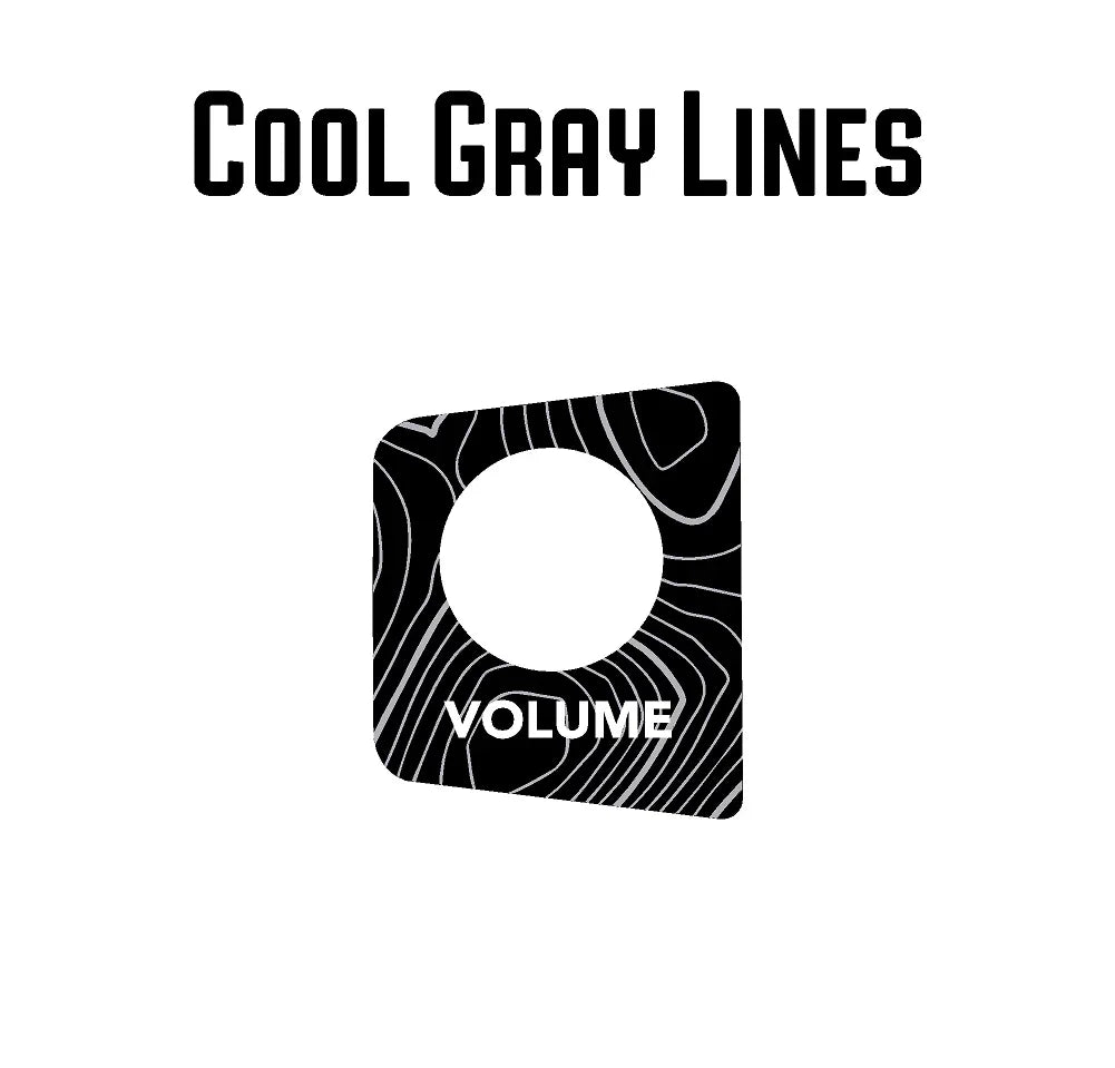 Topographic Volume Button Trim Cover - 2024+ Land Cruiser