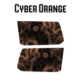 Topographic Rear Window Map Overlays V3 (Perforated) - 2024+ Land Cruiser