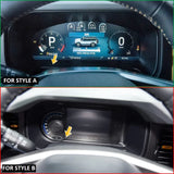 Real Carbon Fiber Gauge Cluster Dash Trim Cover For 2021+ Bronco