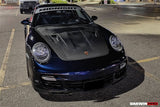 DarwinPRO 2005-2012 Porsche 911 997 Carrera & S & 4S & Turbo & 06-12 Cayman 987 GT2RS Style Hood