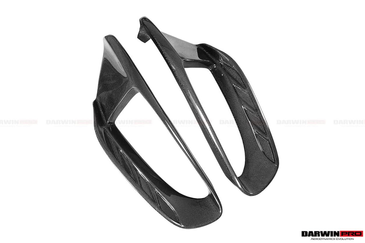 2015-2020 Ferrari 488 GTB | Spider Pista Style Carbon Fiber Quarter Panel Side Scoops