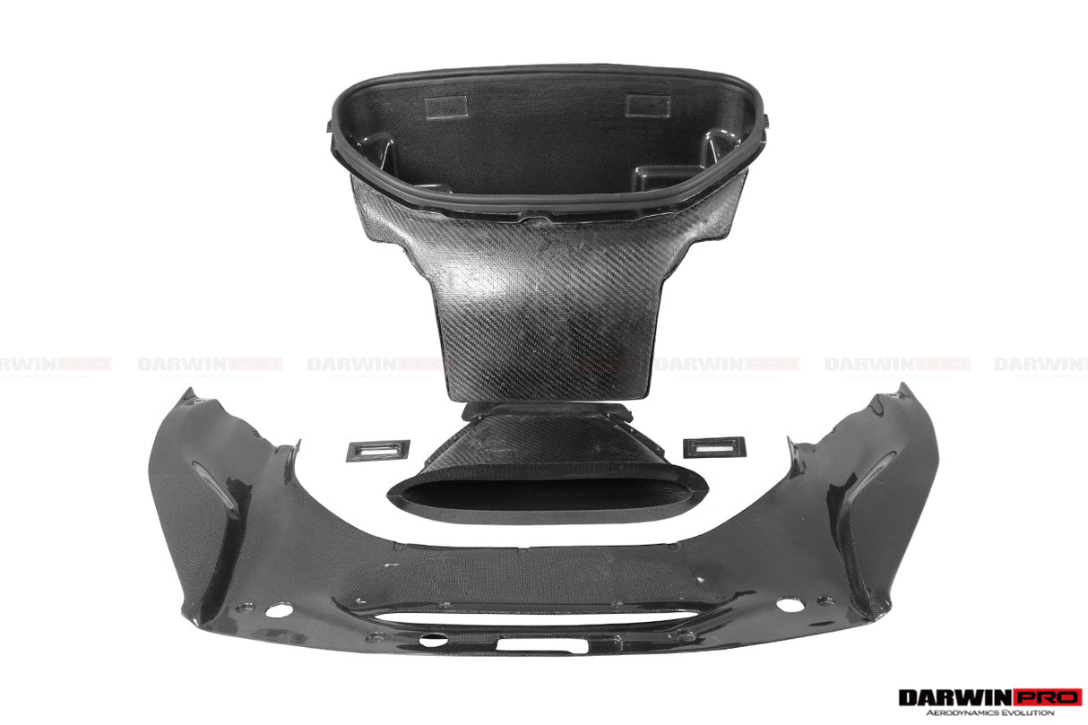 2015-2020 Ferrari 488 GTB | Spider Partial Carbon Fiber Front Bumper Set with Hood - DarwinPRO Pista Design
