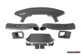 2015-2020 Ferrari 488 Spider Pista Style Carbon Fiber Rear Bumper And Wing