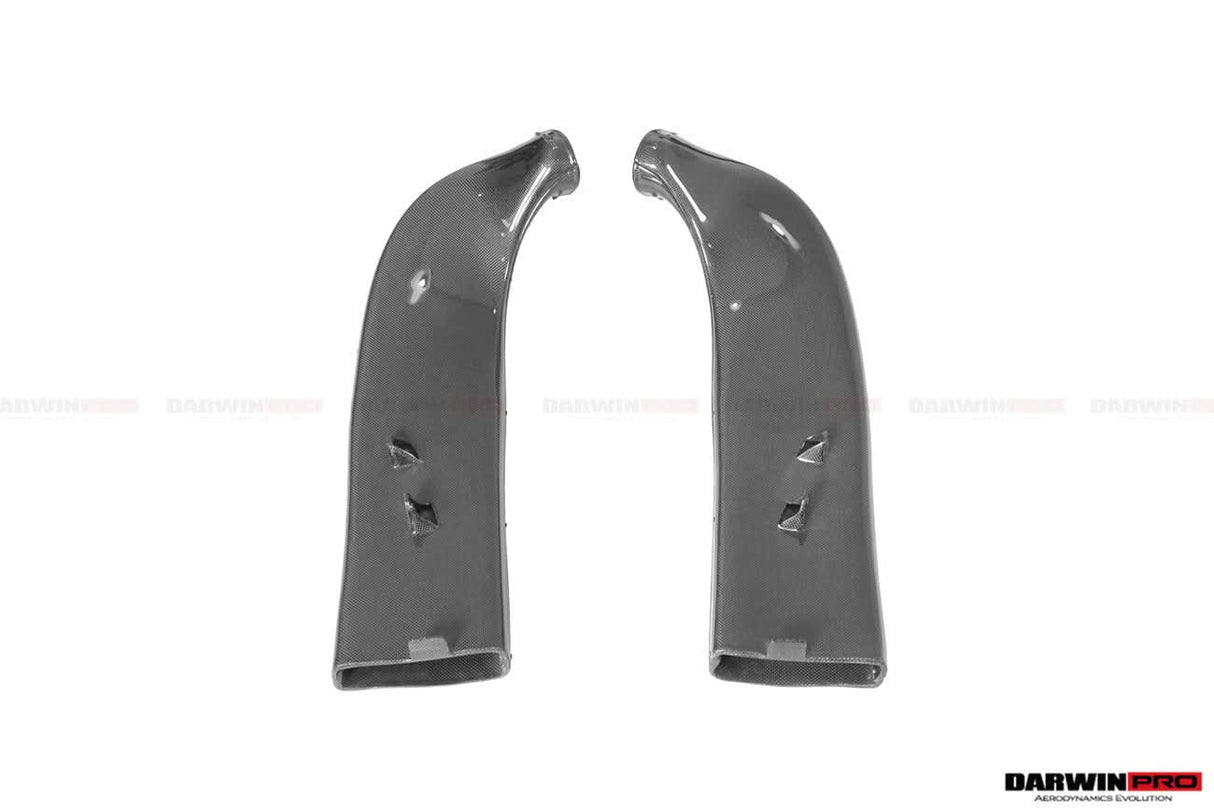 2015-2020 Ferrari 488 Spider Pista Style Carbon Fiber Rear Bumper And Wing