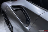 2015-2020 Ferrari 488 GTB | Spider Pista Style Carbon Fiber Quarter Panel Side Scoops