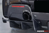 2015-2020 Ferrari 488 Spider Pista Style Carbon Fiber Rear Bumper And Wing