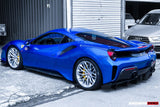 2018-2020 Ferrari 488 Pista Carbon Fiber Rear Diffuser