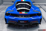 2018-2020 Ferrari 488 Pista Rear Bumper With Carbon fiber Upper Shell
