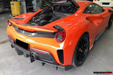 2018-2020 Ferrari 488 Pista Origenal Rear Bumper Carbon Fiber Rear centre trim panel