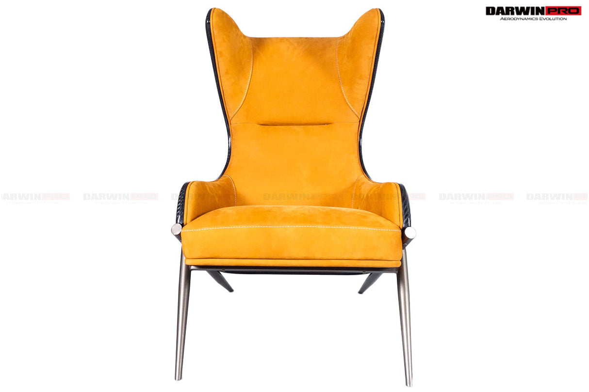 DARWINPRO CARBON FIBER CANYON ORANGE SUEDE LOUNGE CHAIR