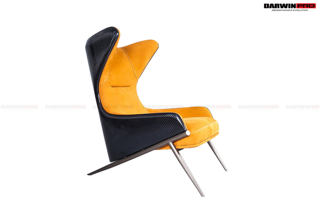 DARWINPRO CARBON FIBER CANYON ORANGE SUEDE LOUNGE CHAIR