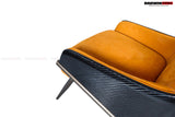 DARWINPRO CARBON FIBER CANYON ORANGE SUEDE LOUNGE CHAIR
