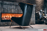 DARWINPRO CARBON FIBER CANYON ORANGE SUEDE LOUNGE CHAIR