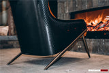 DARWINPRO CARBON FIBER CANYON ORANGE SUEDE LOUNGE CHAIR